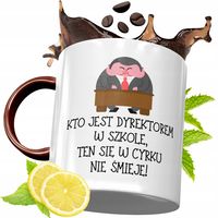 Kubek Bordowy Dla Dyrektora Na Urodziny Prezent Z Nadrukiem Ze Zdjęciem