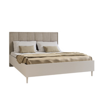 Łóżko Dwuosobowe 160x200 cm Biały Mat STAND MR - 4 Kolory