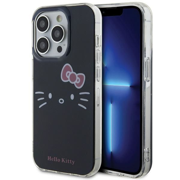 Etui Hello Kitty do iPhone 14 Pro, Czarny zdjęcie 1