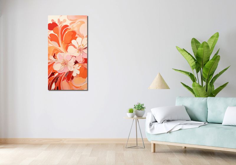 Obraz 50x100cm Taniec Kwiatów zdjęcie 2