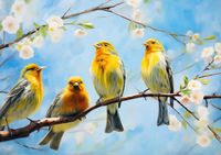 Plakat 59,4x42cm Wiosenne Pogwizdy