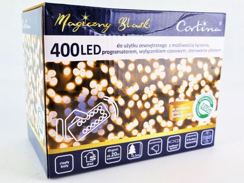 LAMPKI ŚWIĄTECZNE FUNKCJE PILOT WŁĄCZNIK CZASOWY na Arena.pl