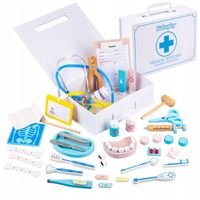 ZESTAW MAŁEGO LEKARZA DLA DZIECI DOKTOR PIELĘGNIARKA WALIZKA KINDERPLAY