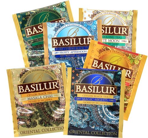 Basilur ORIENTAL GIFT zestaw herbat 6 SMAKÓW 60 torebek W HERBACIARCE na Arena.pl