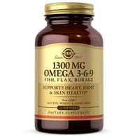 SOLGAR Omega 3-6-9 Fish,Flax,Borage z ryb,siemieogórecznik (60 kaps.)