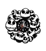 Zegar ścienny z płyty winylowej 304.13 Małe Czaszki