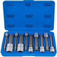 ZESTAW NASADEK SPLINE 1/4 3/8 1/2 M4-M18 XZN 10 ELEMENTÓW WPUSTOWE