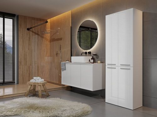 Słupek łazienkowy Nel 1K/DD BIAŁY POŁYSK na Arena.pl