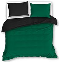 Pościel Dwustronna 200X220 Primo Zielono-Czarna 2487