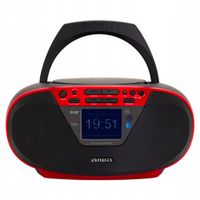 RADIOODTWARZACZ BOOMBOX Bluetooth 6W CD FM AUX AIWA BBTU-500DAB/RD + PILOT