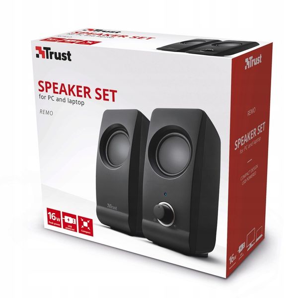 GŁOŚNIKI KOMPUTEROWE 2.0 STEREO 16W USB PC zdjęcie 5