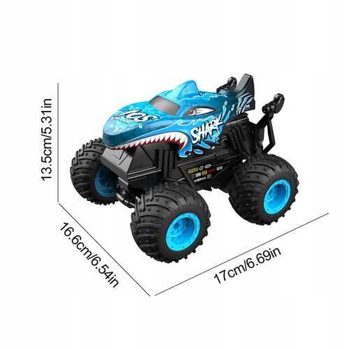SAMOCHÓD ZDALNIE STEROWANY CRAWLER MONSTER TRUCK REKIN RC 4X4 360° LED na Arena.pl