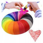 WKŁAD DO DŁUGOPISU 3D FILAMENT 100m PLA | 20 KOLORÓW | BEZPIECZNY FILAMENT