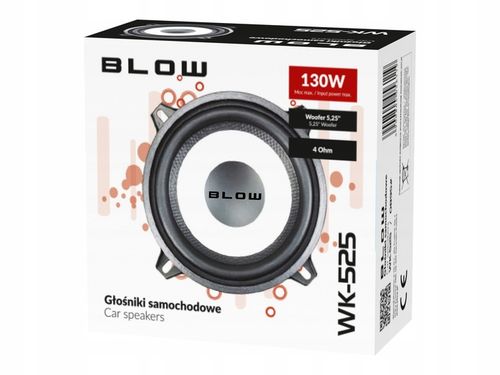 MOCNY GŁOŚNIK SAMOCHODOWY WOOFER BASOWY 130W 13CM 130MM 5.25" na Arena.pl