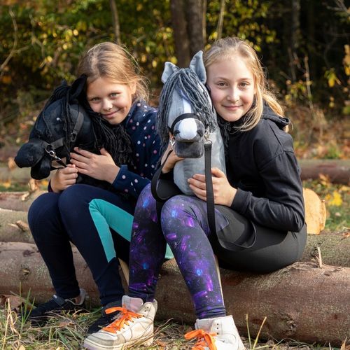 SKIPPI KOŃ NA KIJU HOBBY HORSE +KANTAR +WODZE A3 HANDMADE na Arena.pl