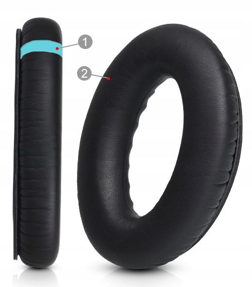 NAUSZNIKI PADY GĄBKI PODUSZKI DO BOSE QC45 QC35 I II QC25 QC15 QC2 AE2 TESA zdjęcie 5