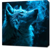 Obraz 60x60cm Oddech Wilka