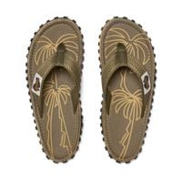 Gumbies męskie japonki ISLANDER FLIP-FLOP PALM LEAF KHAKI 43