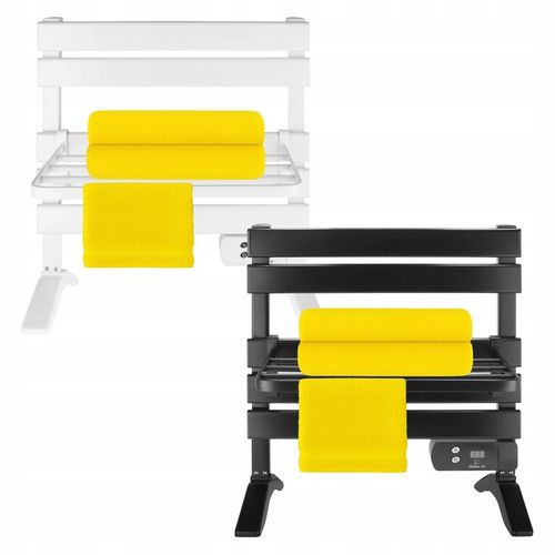 MAŁY GRZEJNIK ŁAZIENKOWY ELEKTRYCZNY drabinka suszarka timer BIAŁY 150W na Arena.pl