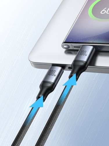 2w1 Kabel przewód Speedy Series USB-C - 2x USB-C 1.5m czarny na Arena.pl