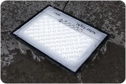 MOCNY NAŚWIETLACZ LED HALOGEN LAMPA SOLARNA ZEWNĘTRZNA IP67 100W 10.000lm zdjęcie 12