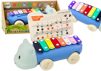 HIPOPOTAM NA KÓŁKACH  KOLOROWE CYMBAŁKI