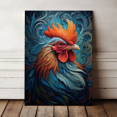 Obraz na płótnie kura kogut 70x100 cm na Arena.pl