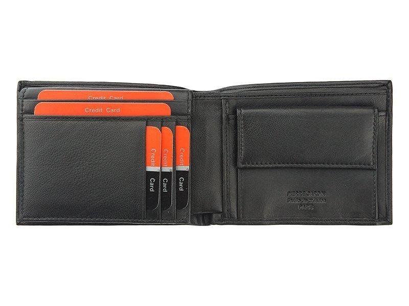 Portfel męski skórzany PIERRE CARDIN TILAK09 8806 Czarny zdjęcie 4