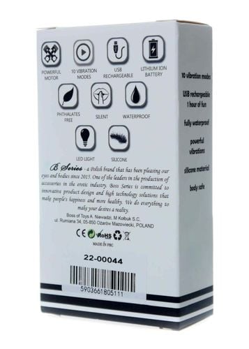 wibrator mini silikonowy b series magic usb 10 trybów czarny na Arena.pl