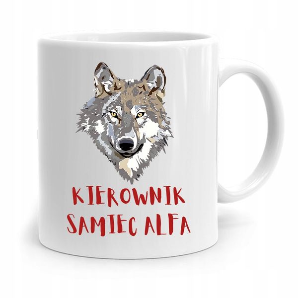 Kubek Prezent Dla Kierownika Kierownik Samiec Alfa Z Nadrukiem Ze Zdjęciem zdjęcie 1