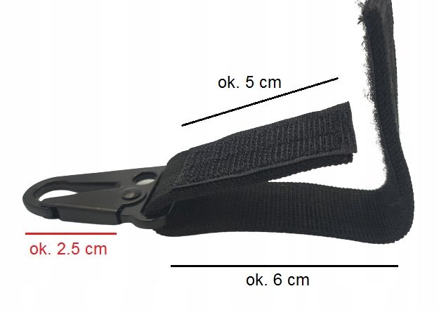 haczyk molle na pasek, plecak, na klucze desert zdjęcie 6