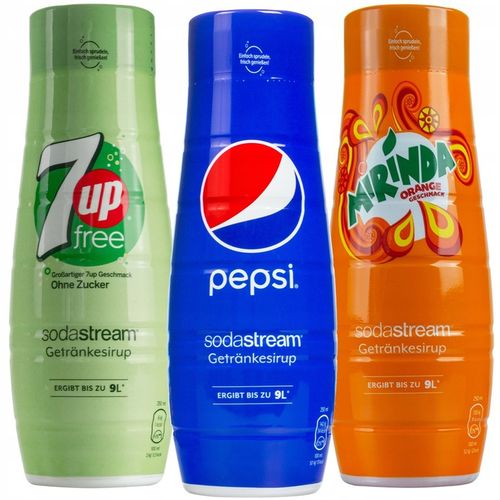 Syrop Soda Stream Pepsi, Mirinda, 7up 3x440ml na Arena.pl