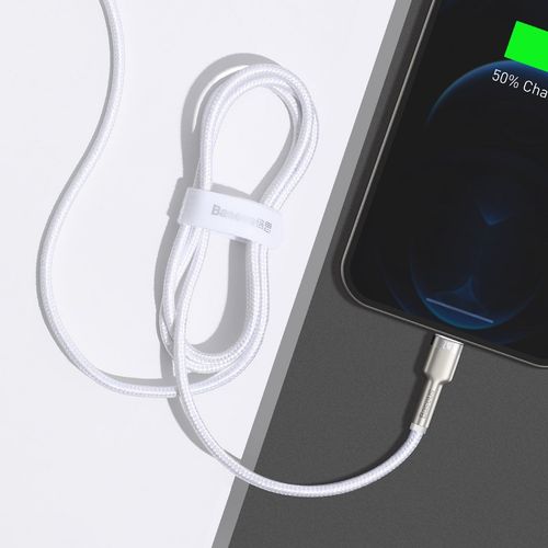 kabel usb do lightning baseus cafule, 2.4a, 1m (biały) na Arena.pl