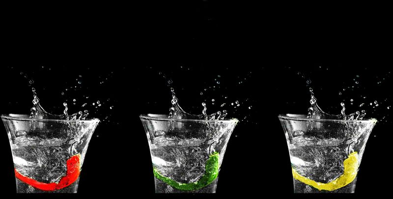 Foto obraz na płótnie "Szklanki wody" 30x20 zdjęcie 2