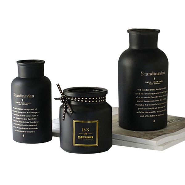 WAZON Nordic - CZARNY  Hydroponics -  Home Decor Czarny 500ML A zdjęcie 2