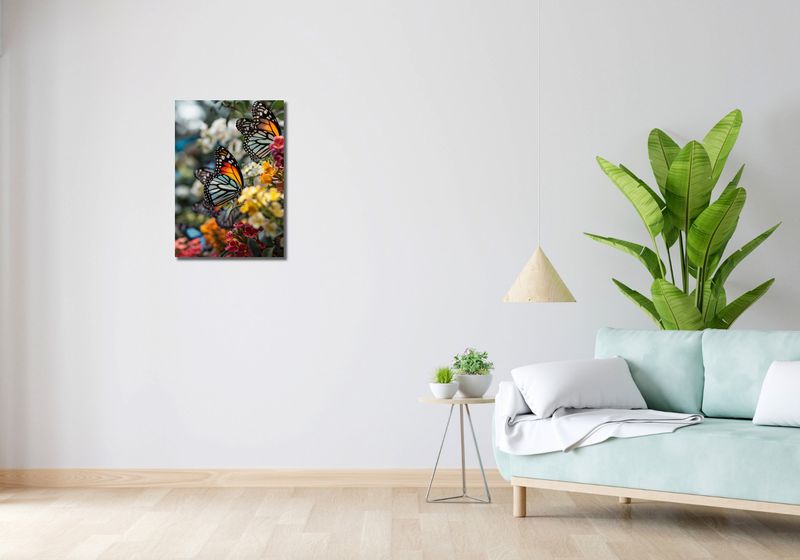 Obraz 40x60cm Motyle Na Łące zdjęcie 2