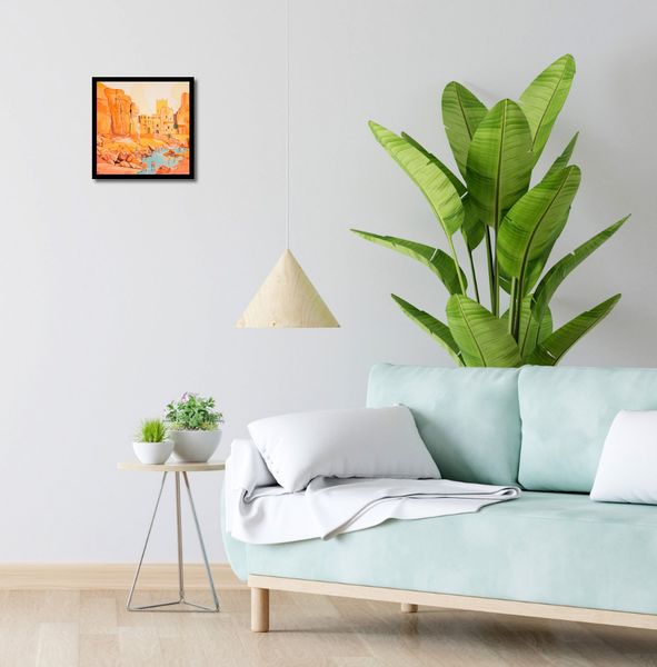 Plakat 30x30cm Ruiny pod Słońcem zdjęcie 4