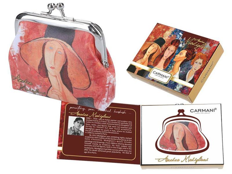 Portfelik mały - A. Modigliani (CARMANI) zdjęcie 1