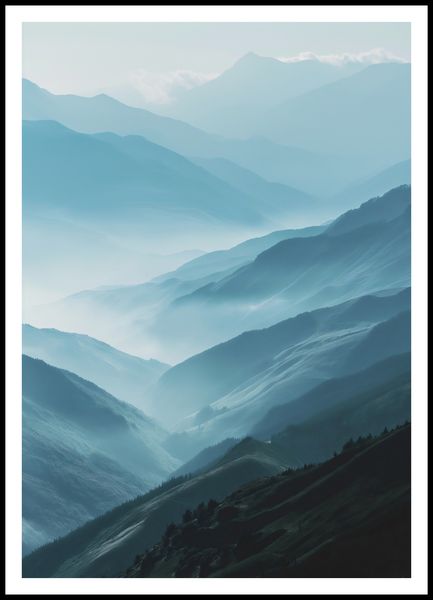 Plakat 70x100cm Między Chmurami zdjęcie 3