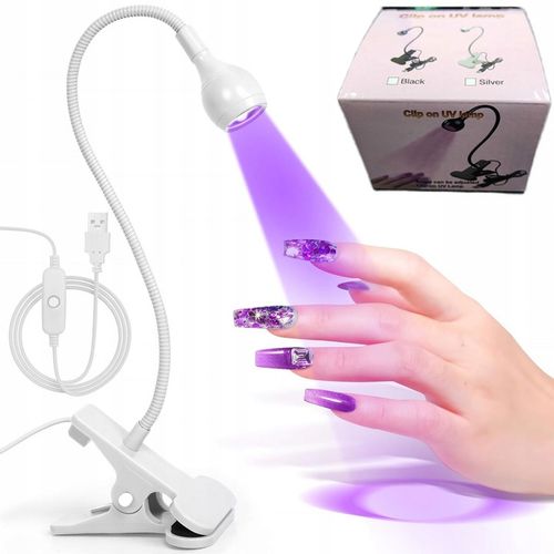 Lampka UV LED do górnych form 5W biała. Mini lampka UV zasilana USB. na Arena.pl