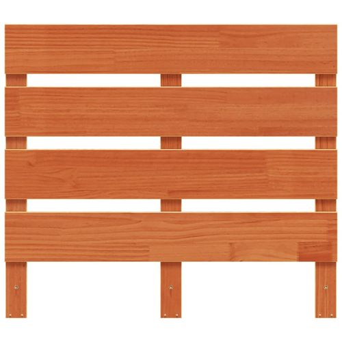 Wezgłowie łóżka, woskowy brąz, 90 cm, lite drewno sosnowe na Arena.pl