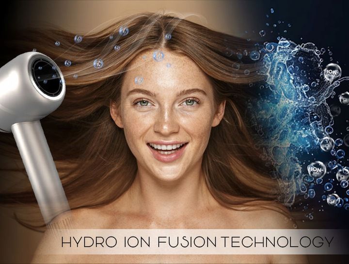 Inteligentna suszarka do włosów Air Essence MistralBlow iQ Ionic Gold&Grey zdjęcie 10