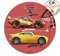 Opłatek na tort Cars