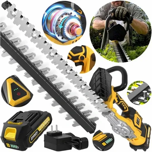 NOŻYCE DO ŻYWOPŁOTU AKUMULATOROWE DO KRZEWÓW IMOUM AKUMULATOR ZESTAW 21V zdjęcie 1