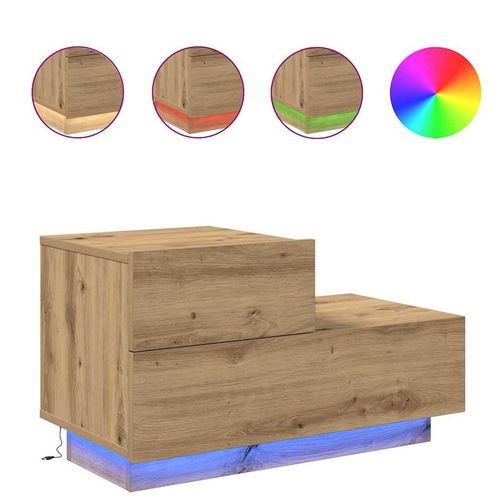 Szafka nocna z szufladą dąb artisan 70 x 36 x 40.5 cm na Arena.pl