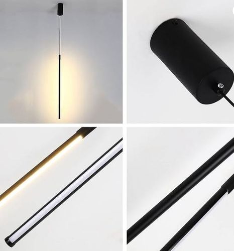 Lampa liniowa LED wisząca sufitowa AT47-1SL-Black na Arena.pl