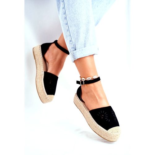 Espadryle Damskie Na Platformie Lniane r.41 na Arena.pl