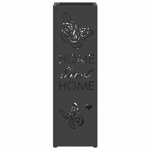 Stojak na parasol Czarny 15.5 x 15.5 x 49 cm Stal na Arena.pl
