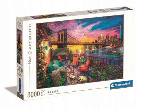 PUZZLE 3000 EL MANHATAN BALKON CLEMENTONI 33552 na Arena.pl
