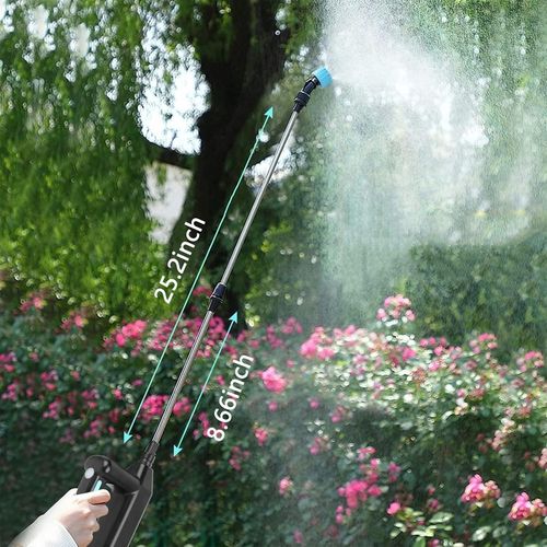 OPRYSKIWACZ CIŚNIENIOWY AKUMULATOROWY ELEKTRYCZNY RĘCZNY OGRODOWY 5L 3DYSZE na Arena.pl